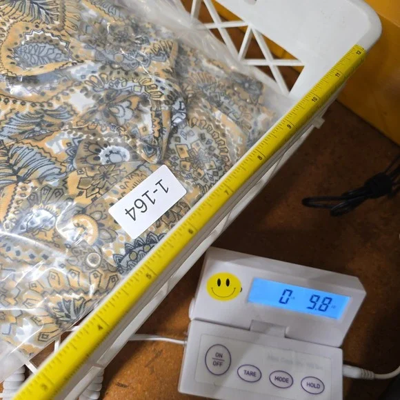 Vintage‎ Womens Paisley Print Midi Dress Button Up Short Sleeve Tie Neck - Picture 4 of 6